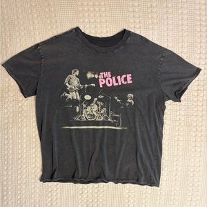 The Police 2007-08 tour concert shirt - distressed boxy - Large/XL